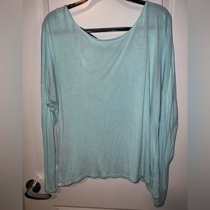 Light blue Champion athleisure top